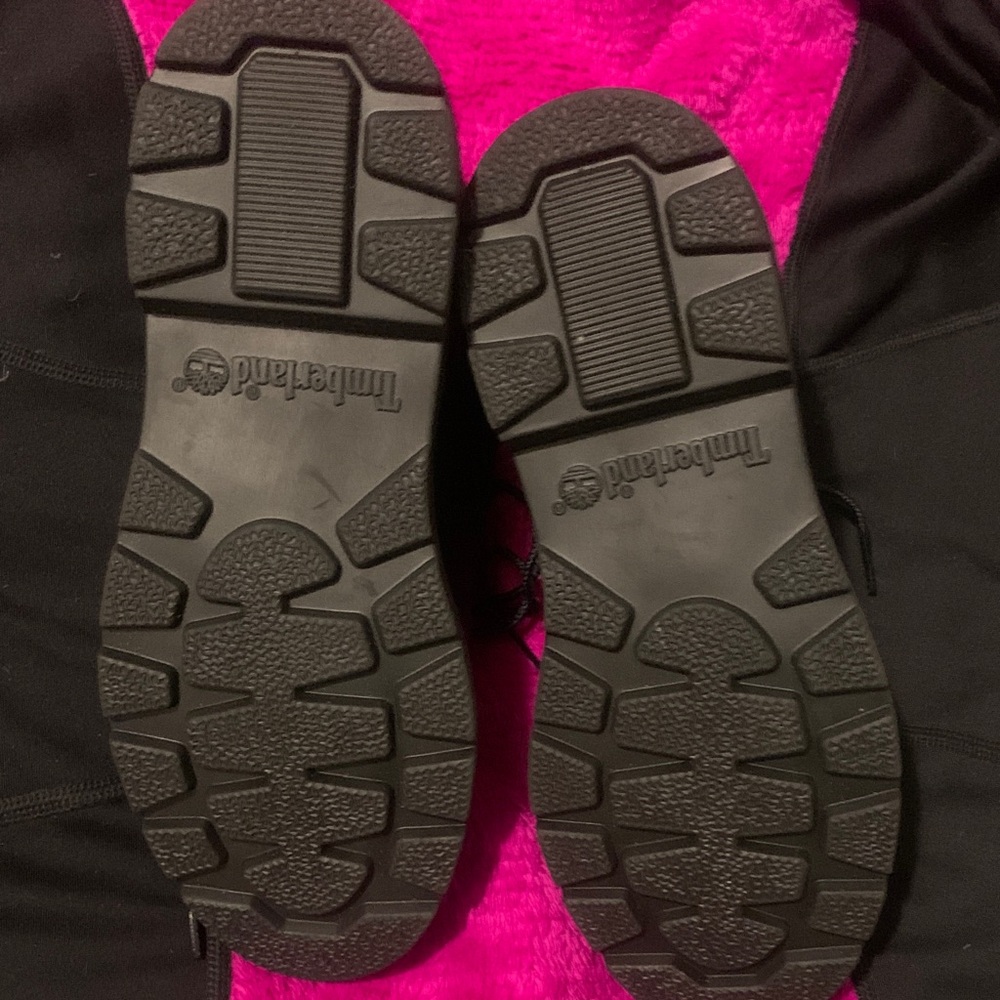 Timberland Black Rugged Sole Footwear